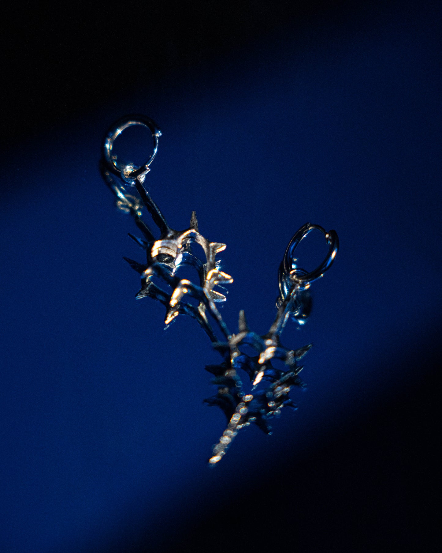 FLUID## HEART EARRINGS