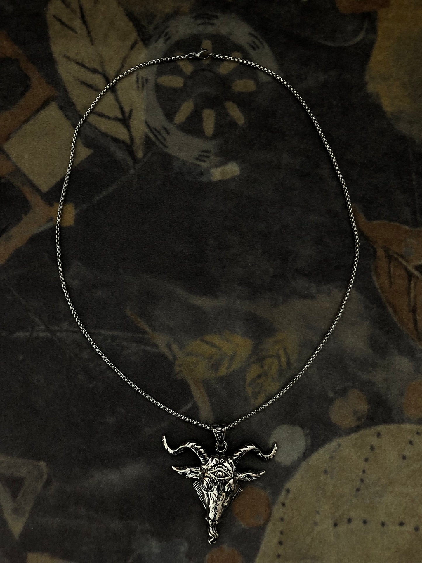 PUNKLRY WOKE GOAT NECKLACE