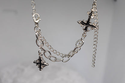 BE Black Void Cross Bracelet