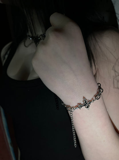 BE Black Void Cross Bracelet