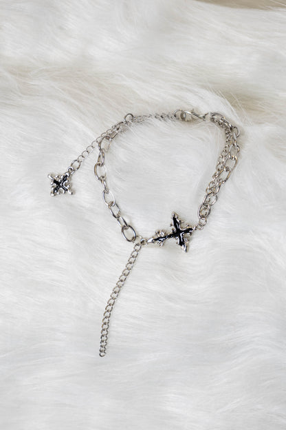 BE Black Void Cross Bracelet