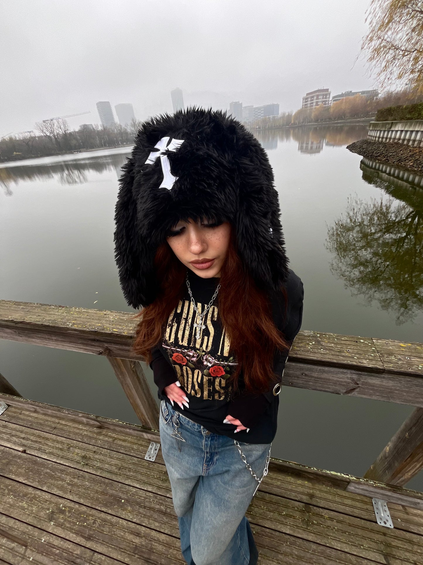 PUNKLRY BUNNY EARS USHANKA