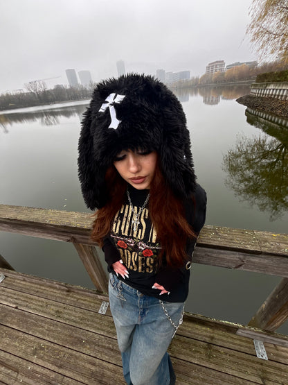 PUNKLRY BUNNY EARS USHANKA