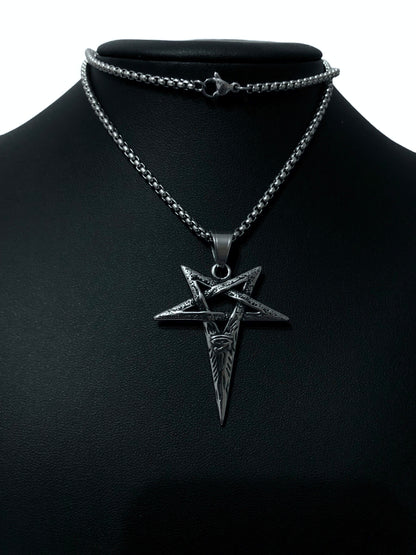 PUNKLRY PENTAGRAM OF RA NECKLACE