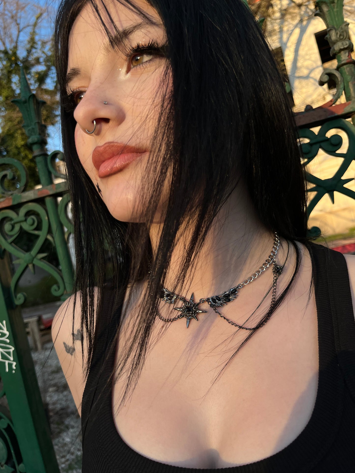 BE Black Star Necklace
