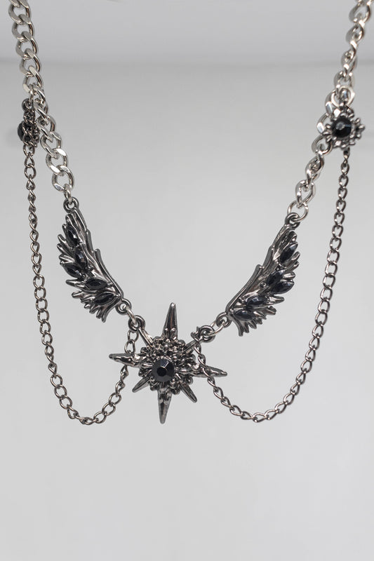 BE Black Star Necklace