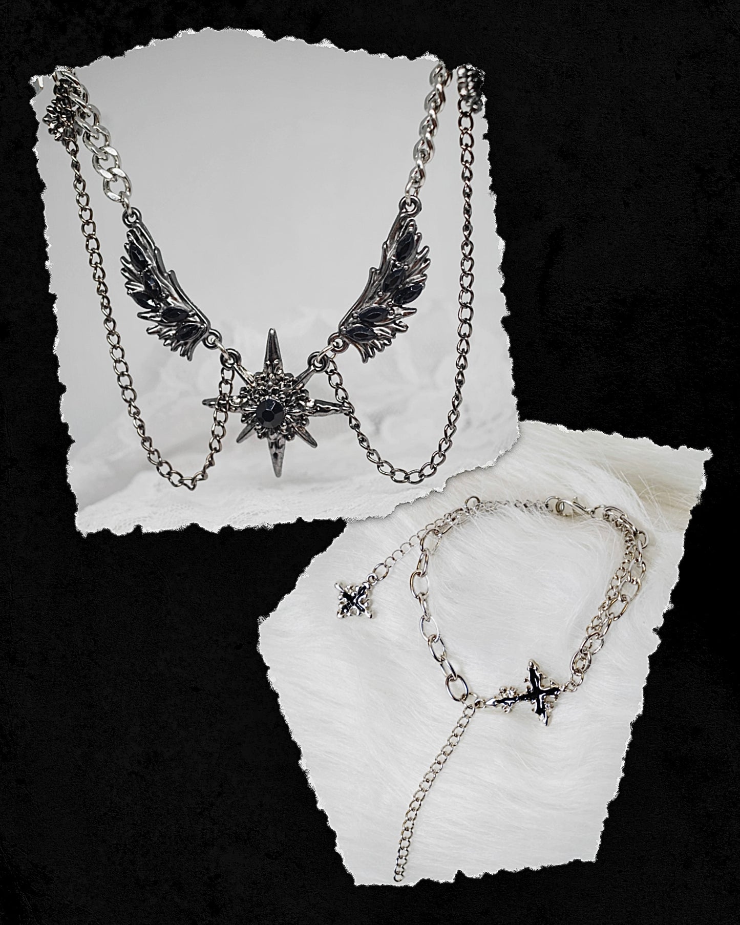 Set Black Equinox (Colier+Brățară)