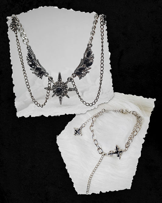 Set Black Equinox (Colier+Brățară)
